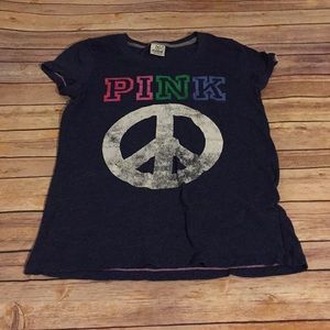Victoria’s Secret PINK Peace Sign Tee